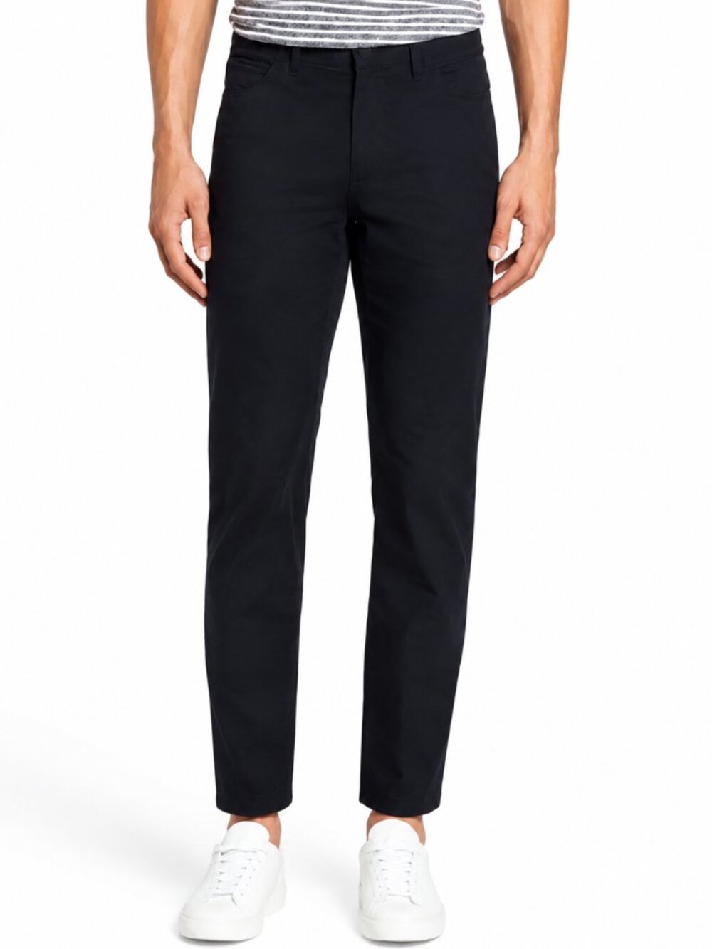 Theory Haydin Slim Fit Cotton Pants Dark‎ Navy Size 34